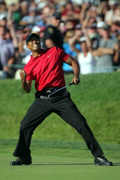 Woods on his way to Victory at the US Open